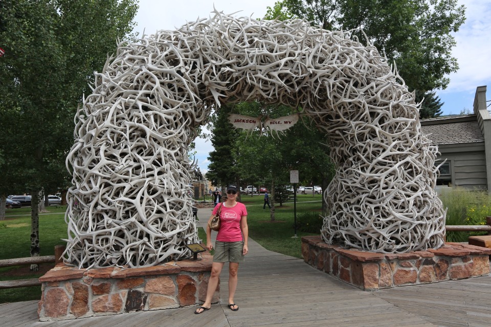 Another antler arch....actually there were four of them.
