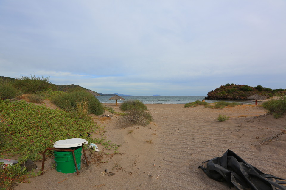 However, with untouched beaches in Baja, comes bathrooms that will stand up to any pit toilet story in Asia. Yuck!