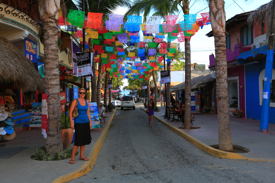 One of the charming streets of Sayulita. Just don't drive your truck camper down them.