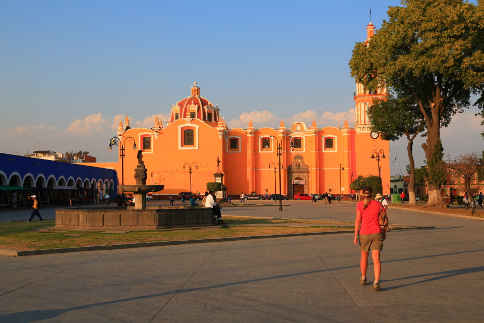 The colorful Zocalo. Really pretty town center.