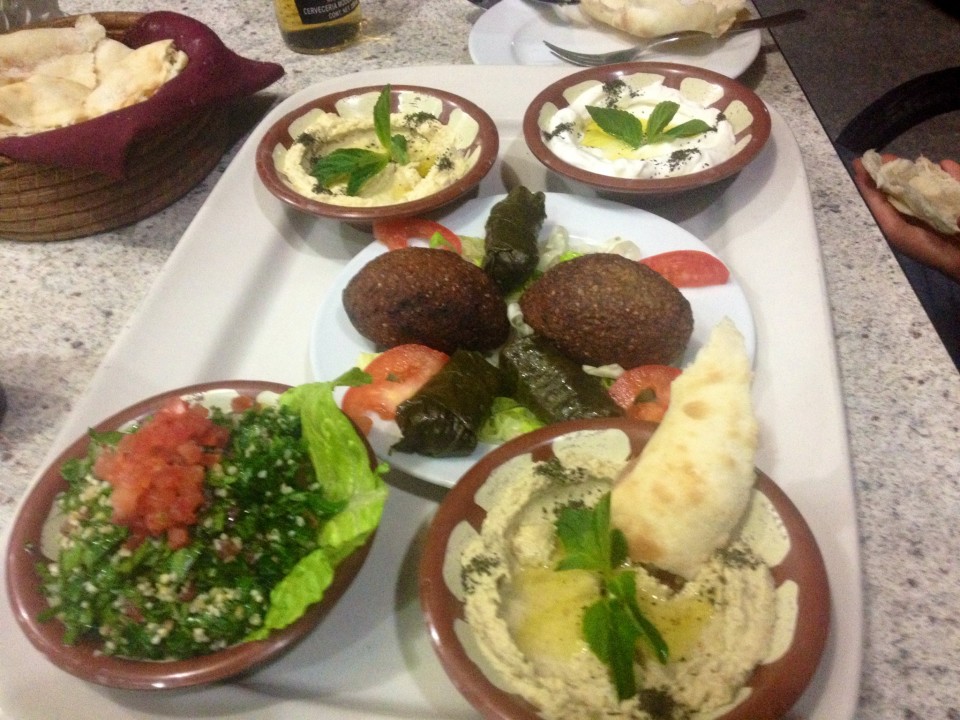 In Roma Norte we went to Lebanese food one night at an outdoor cafe. Warm night make for long leisurely dinners.