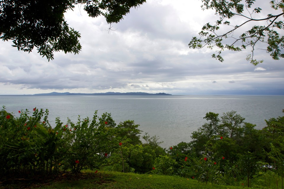 The view from John's house.  It was sunny in the mornings, but would become overcast in the afternoons and rained in the evenings.  We were able to sit on John's patio and watch the electrical storms roll in.