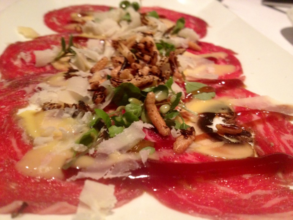 We met John and Anita downtown at Maito. the food was to die for, I think my favorite thing was the beef carpaccio.