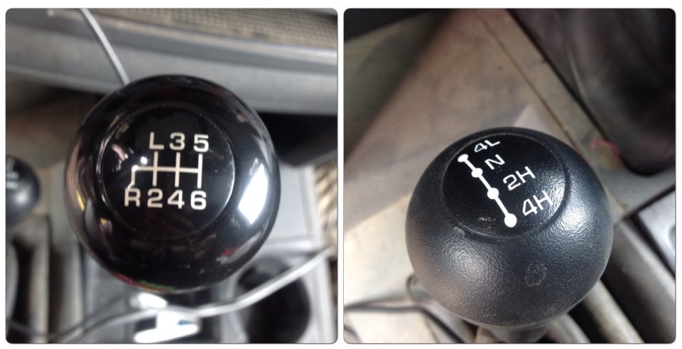 Manual 6-speed transmission with four-wheel drive.