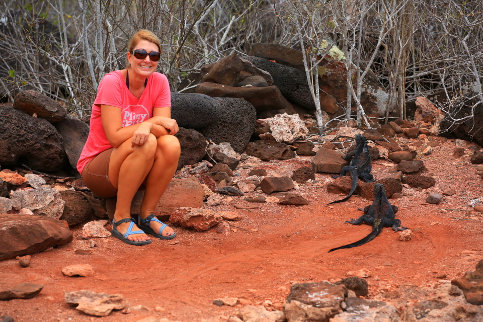 I was so excited to see my first large marine iguanas. Little did I know these guys would be everywhere.