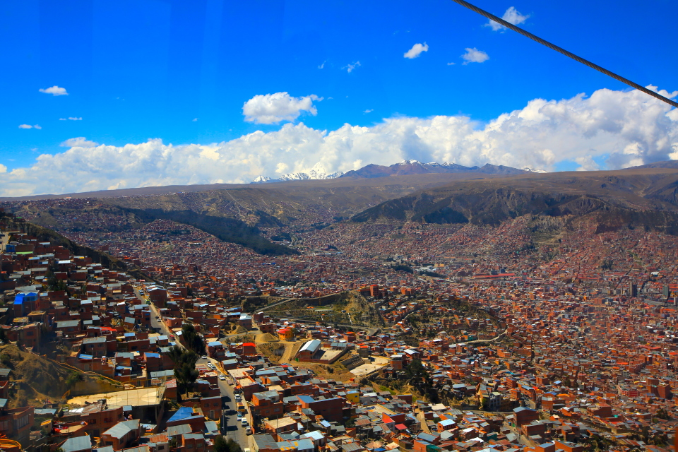 La Paz is a massive city where it would be easy to get lost.