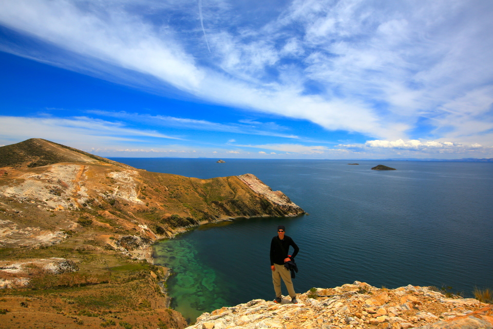 A perfect day for hiking on Isla Del Sol.