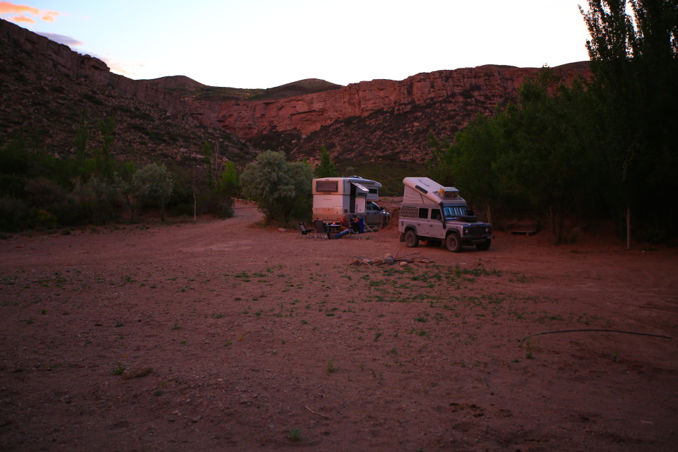 This camping spot was right off the Ruta 40.  We were still traveling with our swiss friends, Michael and Simone.
