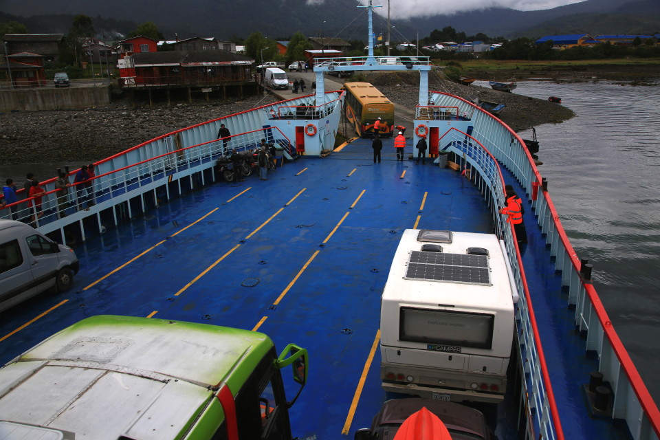 So many ferry rides in Chile. I think we had seven total.