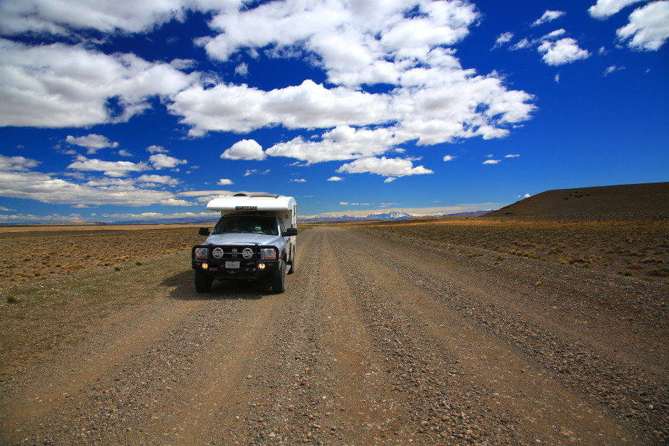 The endless roads of Argentina. And believe me when they are gravel they feel like they will never end.